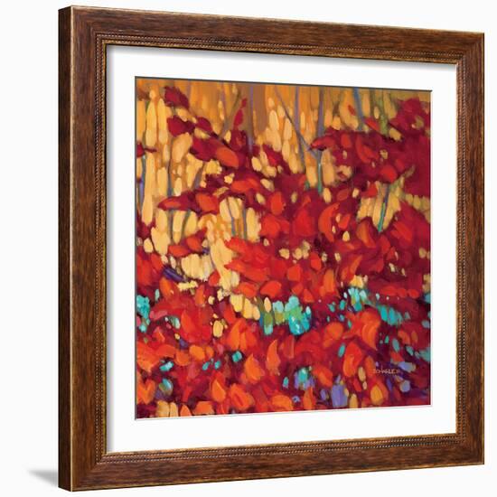 Abstract Autumn 2-J Charles-Framed Art Print