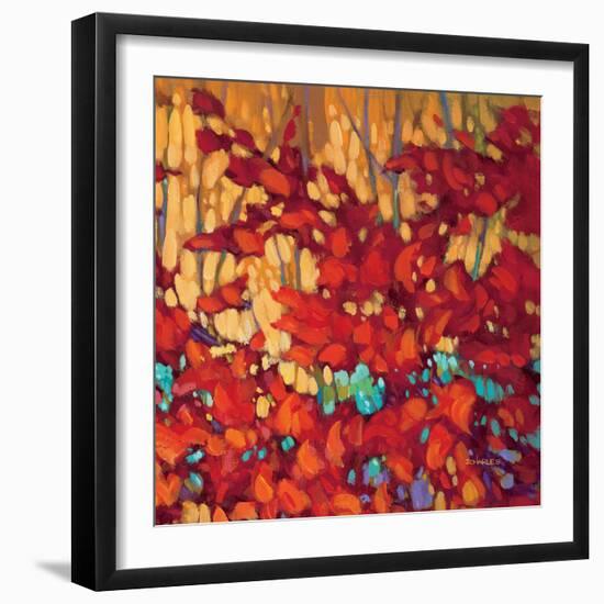 Abstract Autumn 2-J Charles-Framed Art Print