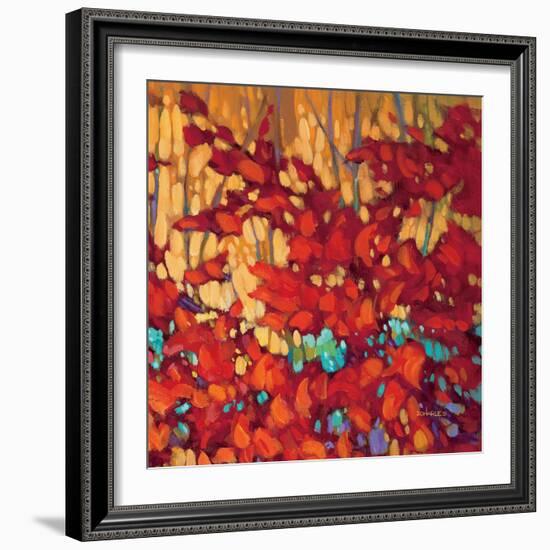 Abstract Autumn 2-J Charles-Framed Art Print