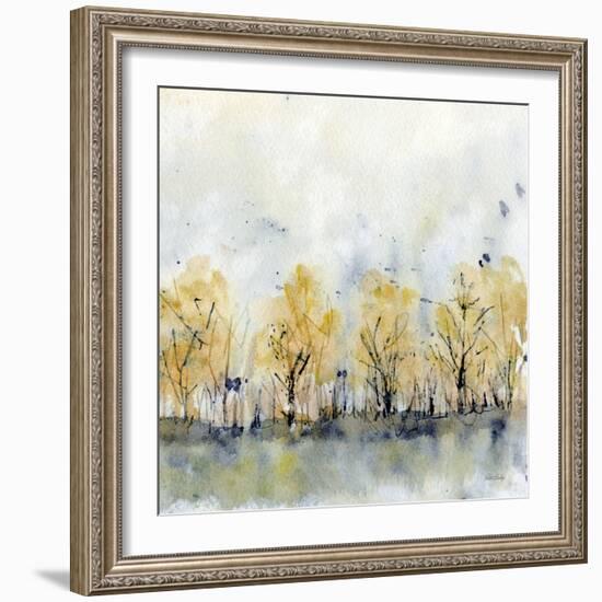 Abstract Autumn Trees 2-Patti Bishop-Framed Art Print