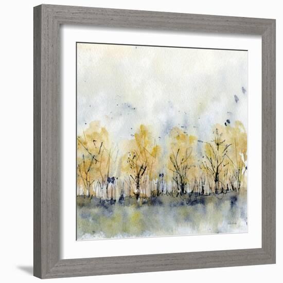 Abstract Autumn Trees 2-Patti Bishop-Framed Art Print