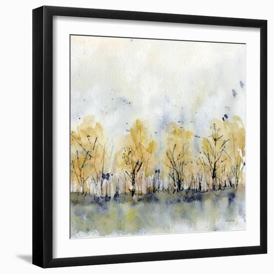 Abstract Autumn Trees 2-Patti Bishop-Framed Art Print