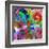 Abstract Background, Color Painted Graffiti-Andriy Zholudyev-Framed Art Print