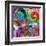 Abstract Background, Color Painted Graffiti-Andriy Zholudyev-Framed Art Print