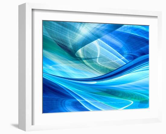 Abstract Background Illustration-Fotomak-Framed Art Print