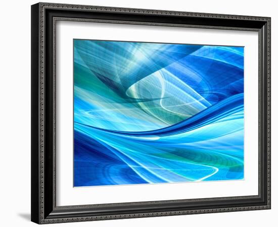 Abstract Background Illustration-Fotomak-Framed Art Print