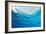 Abstract Background of Blue Water Ripples from Underwater-Rich Carey-Framed Photographic Print