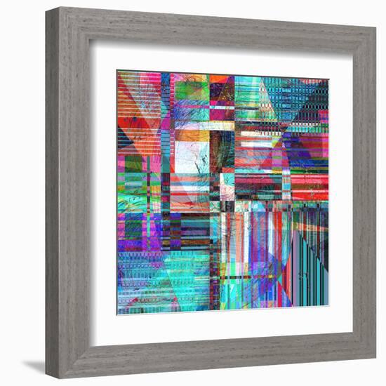 Abstract Background-Tanor-Framed Art Print