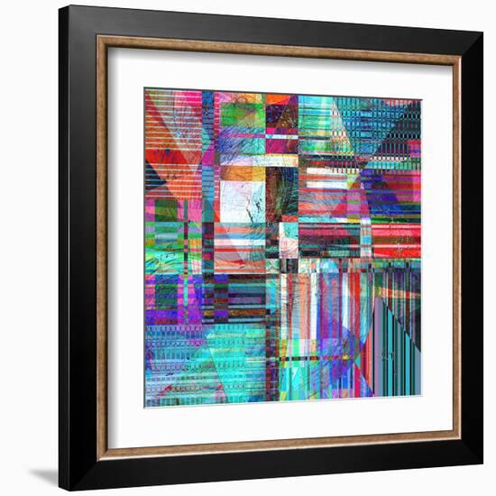 Abstract Background-Tanor-Framed Art Print