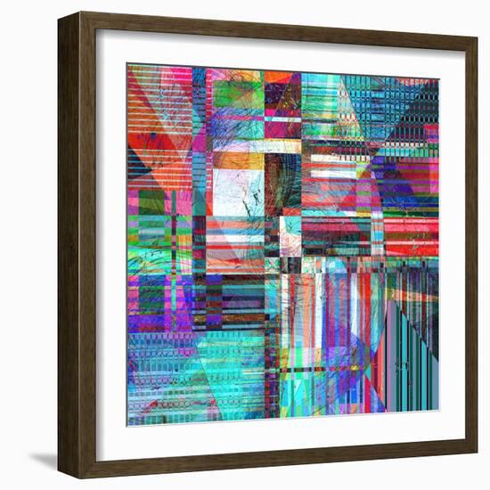 Abstract Background-Tanor-Framed Art Print