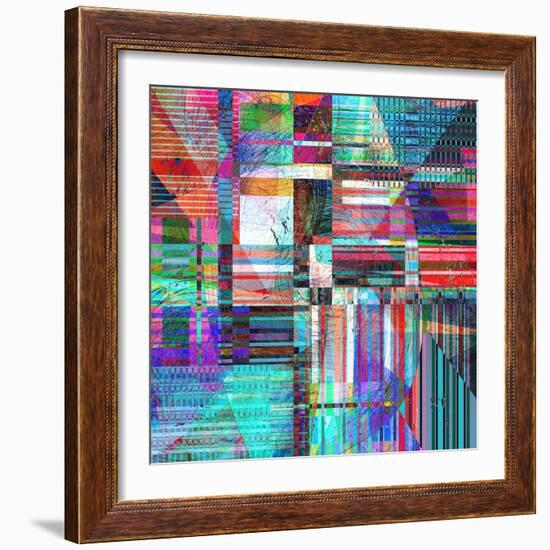 Abstract Background-Tanor-Framed Art Print