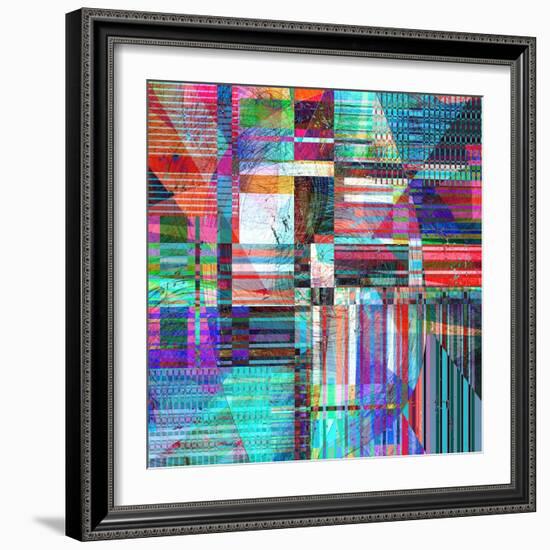 Abstract Background-Tanor-Framed Art Print