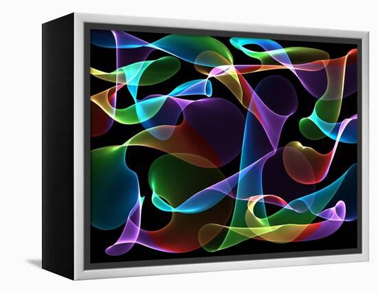 Abstract Background-alexkar08-Framed Stretched Canvas