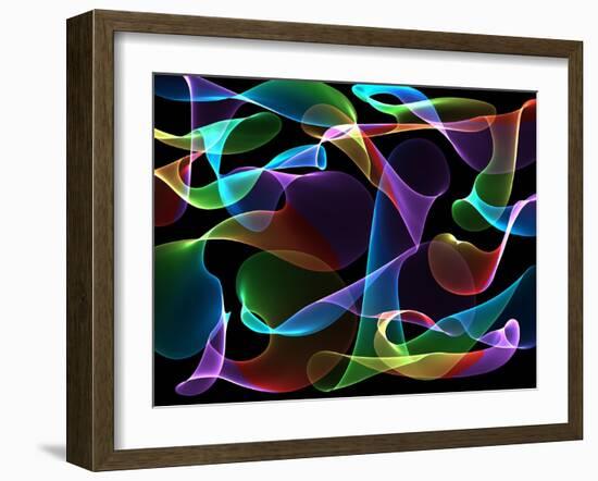 Abstract Background-alexkar08-Framed Art Print