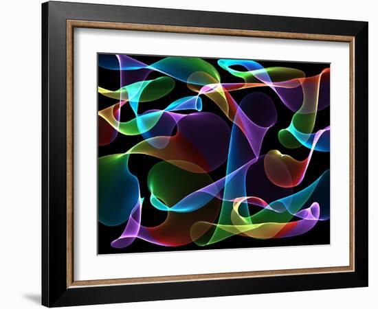 Abstract Background-alexkar08-Framed Art Print