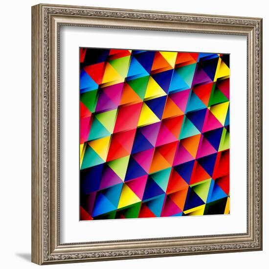 Abstract Background-OlgaYakovenko-Framed Art Print