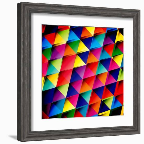 Abstract Background-OlgaYakovenko-Framed Art Print