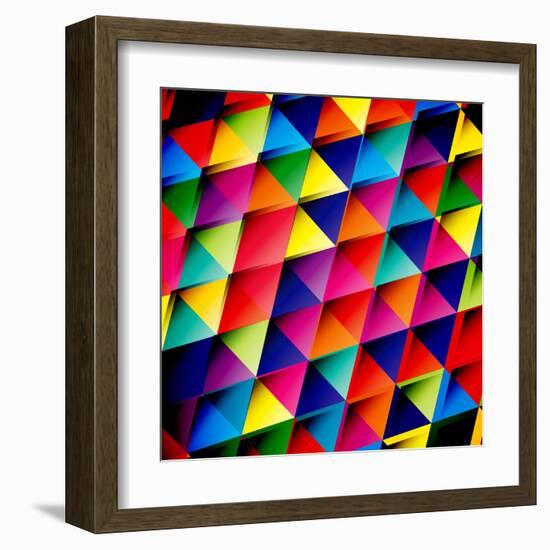 Abstract Background-OlgaYakovenko-Framed Art Print