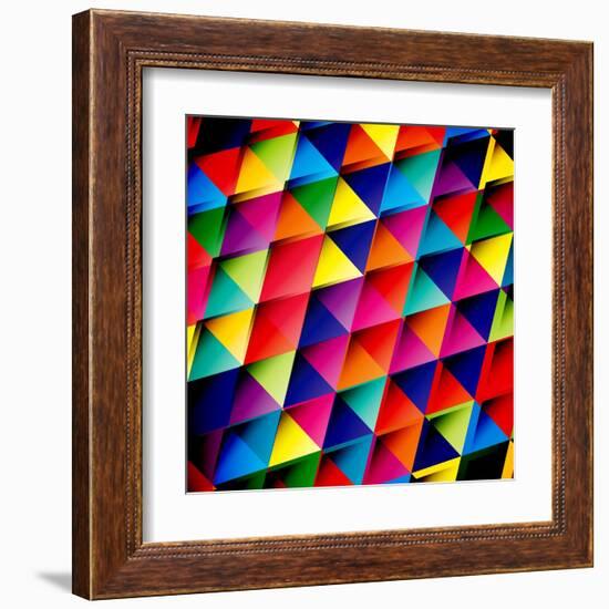 Abstract Background-OlgaYakovenko-Framed Art Print