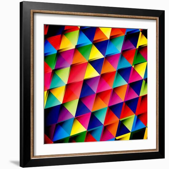 Abstract Background-OlgaYakovenko-Framed Art Print