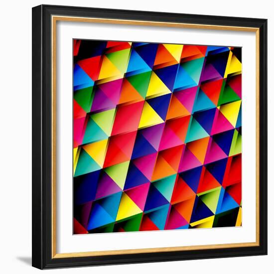 Abstract Background-OlgaYakovenko-Framed Art Print