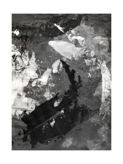 Abstract Black And White Ink Painting On Grunge Paper Texture Artistic Stylish Background Art Print Run4it Art Com