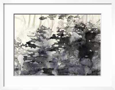 Abstract Black And White Ink Painting On Grunge Paper Texture Artistic Stylish Background Art Print Run4it Art Com
