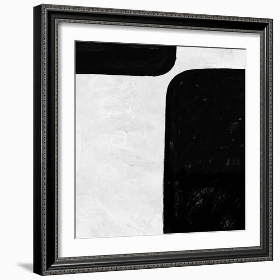 Abstract Black and White No.29-Robert Hilton-Framed Art Print