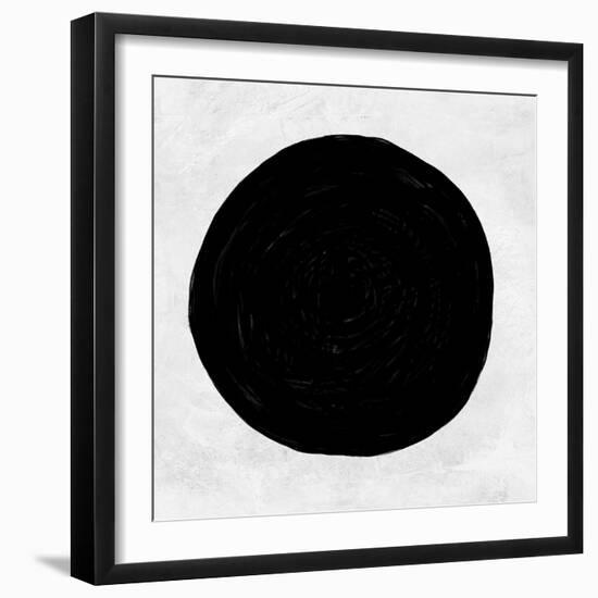 Abstract Black and White No.50-Robert Hilton-Framed Art Print