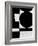 Abstract Black and White No.54-Robert Hilton-Framed Art Print