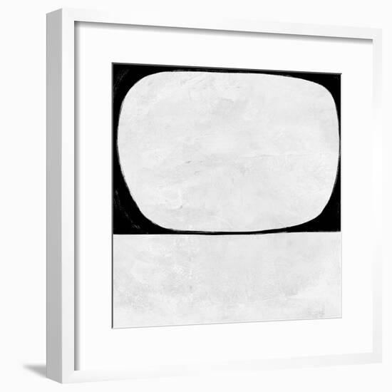 Abstract Black and White No.57-Robert Hilton-Framed Art Print