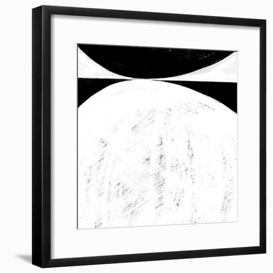 Abstract Black and White No.62-Robert Hilton-Framed Art Print