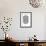 Abstract Black Hexagon Room-Ryuichirou Motomura-Framed Art Print displayed on a wall