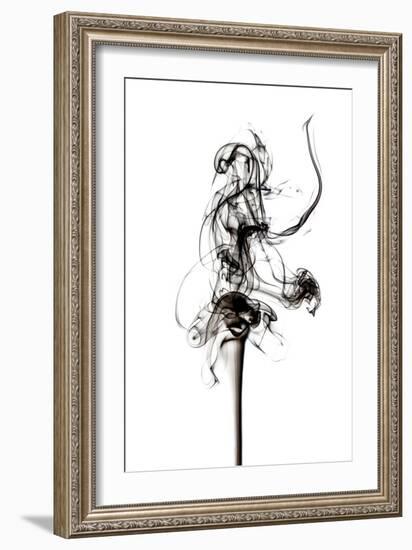 Abstract Black Smoke - Prima Ballerina-Philippe HUGONNARD-Framed Art Print