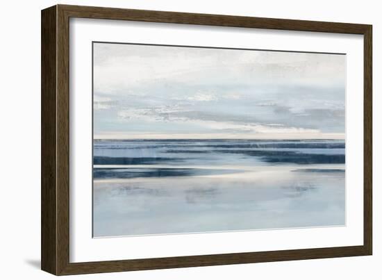 Abstract Blue, 2023-Jesse Carter-Framed Art Print