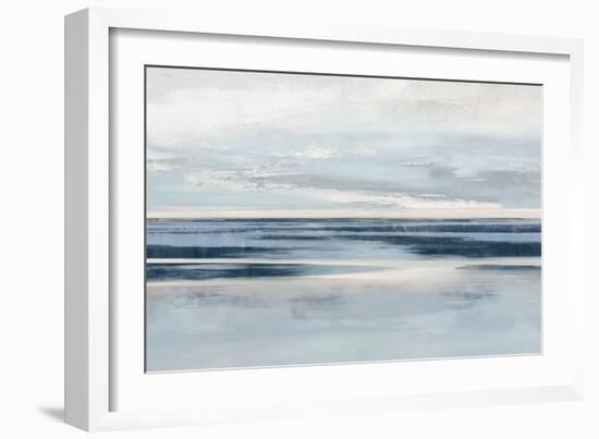 Abstract Blue, 2023-Jesse Carter-Framed Art Print