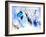 Abstract Blue 236874-Pol Ledent-Framed Art Print