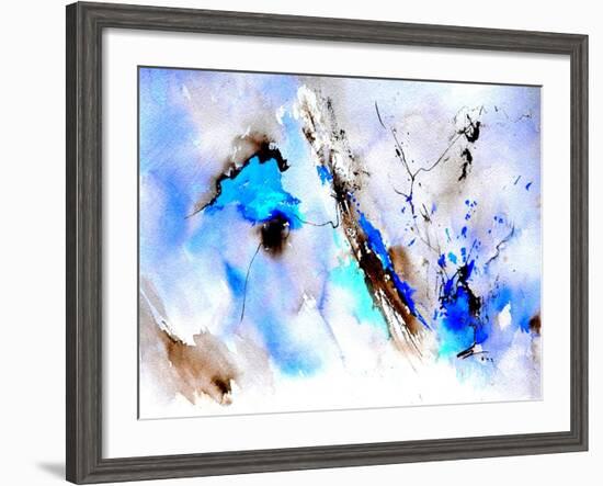 Abstract Blue 236874-Pol Ledent-Framed Art Print