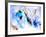 Abstract Blue 236874-Pol Ledent-Framed Art Print