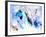 Abstract Blue 236874-Pol Ledent-Framed Art Print