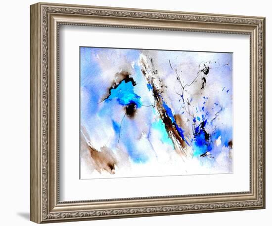 Abstract Blue 236874-Pol Ledent-Framed Art Print