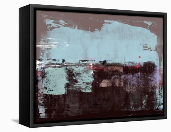 Abstract Blue and Dark Purple-Alma Levine-Framed Stretched Canvas