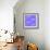 Abstract Blue and Lilac Pattern from Squares-amovita-Framed Art Print displayed on a wall