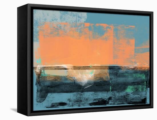Abstract Blue and Orange I-Alma Levine-Framed Stretched Canvas