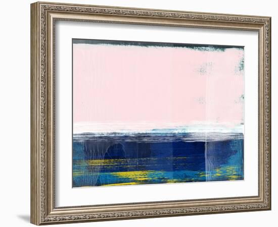 Abstract Blue and Pink I-Alma Levine-Framed Art Print