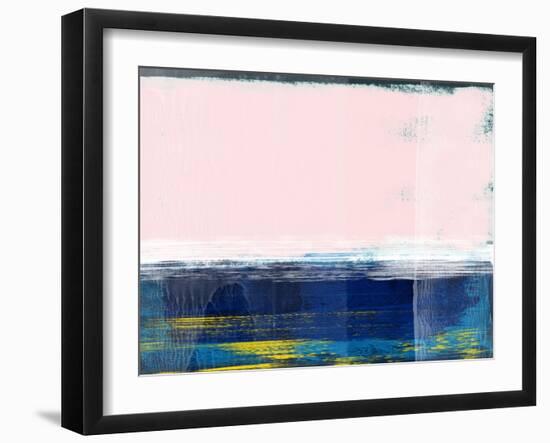 Abstract Blue and Pink I-Alma Levine-Framed Art Print