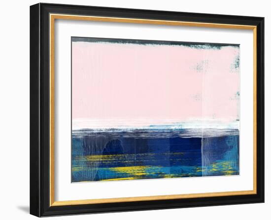 Abstract Blue and Pink I-Alma Levine-Framed Art Print