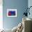 Abstract Blue and Red Study-Emma Moore-Framed Art Print displayed on a wall