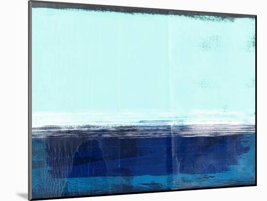 Abstract Blue and Turquoise I-Alma Levine-Mounted Art Print