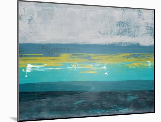 Abstract Blue and Turquoise III-Alma Levine-Mounted Art Print